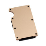 RFID Card Blocker Wallet Metallic Rose Gold - Image 2