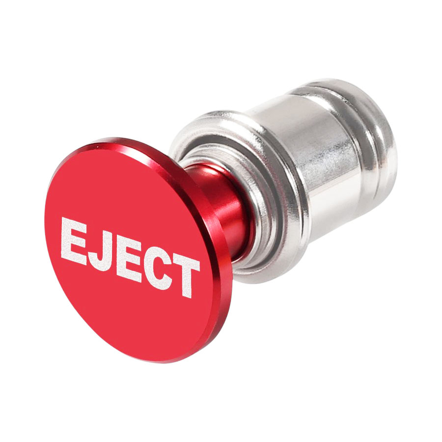 CL-EJECT-RED.jpg Eject Red Anodized Cigarette Lighter Plug - Image 1