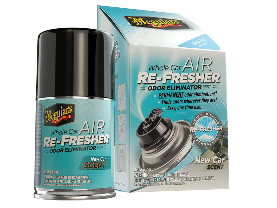 G16402.jpg Meguiars Whole Car Air Re-Fresher Odor Eliminator Mist, New Car Scent - Image 1