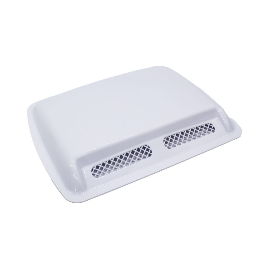 JC-2111-WHITE-40x32cm.jpg Universal Type-2111 Stick on Gloss White Bonnet Scoop (40x32cm) - Image 1