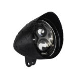 LED360 5.75" Matt Black Headlight Housing (excludes lamp) - Image 2