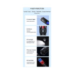Mr Black 07 Portable Alcohol Breathalyzer with Emergency LED Lights - Image 4