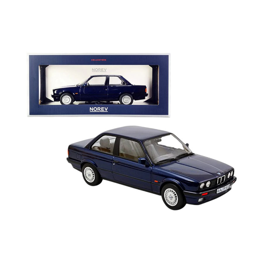 MTDNOR183201.jpg Norev 1988 325i Dark Blue Metallic 118 Diecast Model Car - Image 1