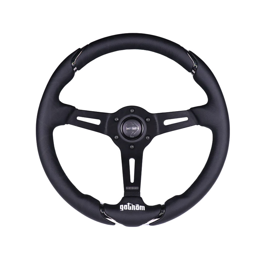 VGOTHAM350NER.jpg Momo Gotham Drift Sports Steering Wheel (350mm) - Image 1