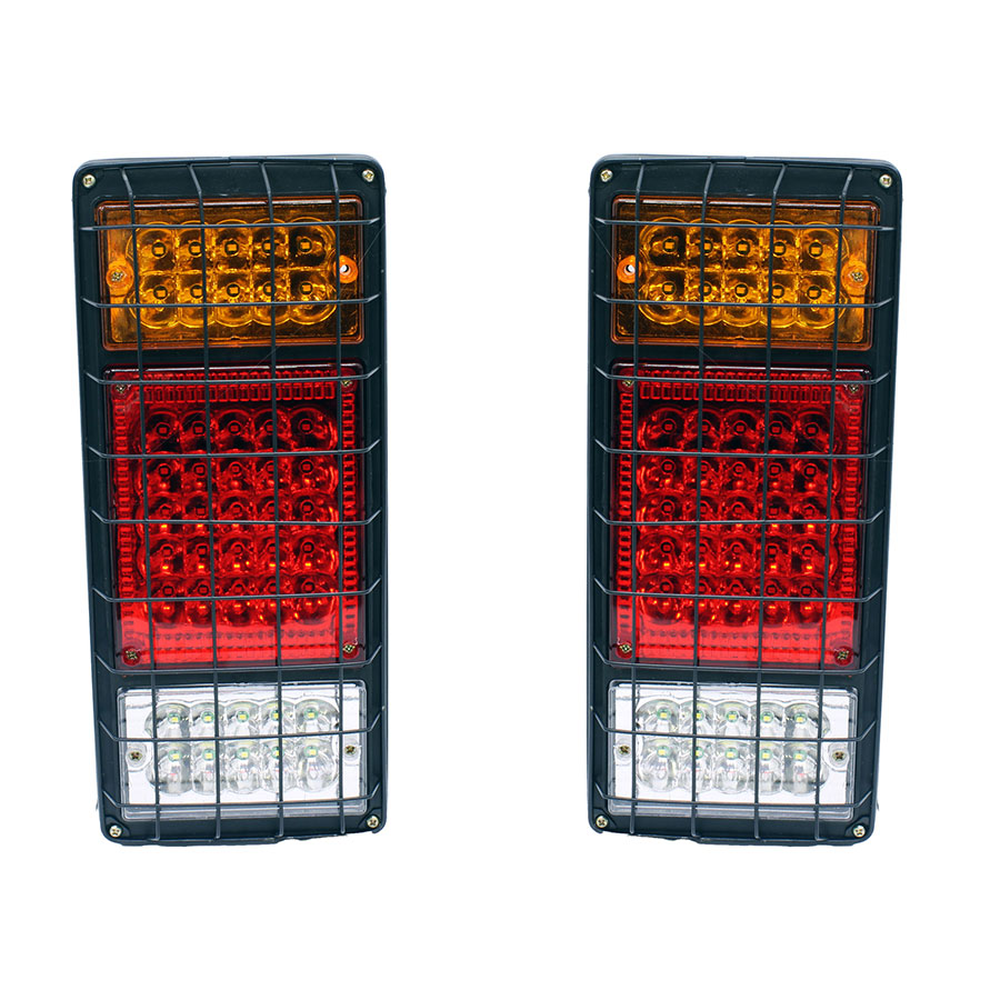 WD40-2-33x14cm.jpg Universal LED Tailights with Grille for Trucks/Bakkies/Trailer (pair) - Image 1