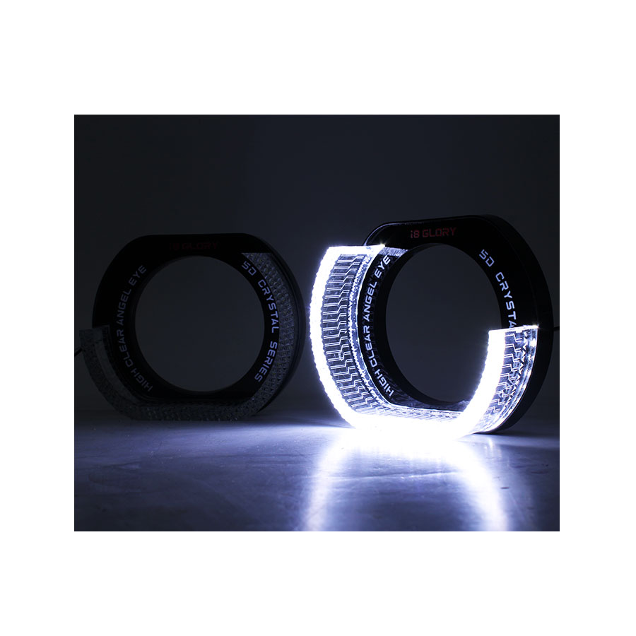 i8-L30-LED-RING-Primary.jpg 5D Crystal LED Angel Eye Daytime Running Light - i8 L30 Design - Image 1