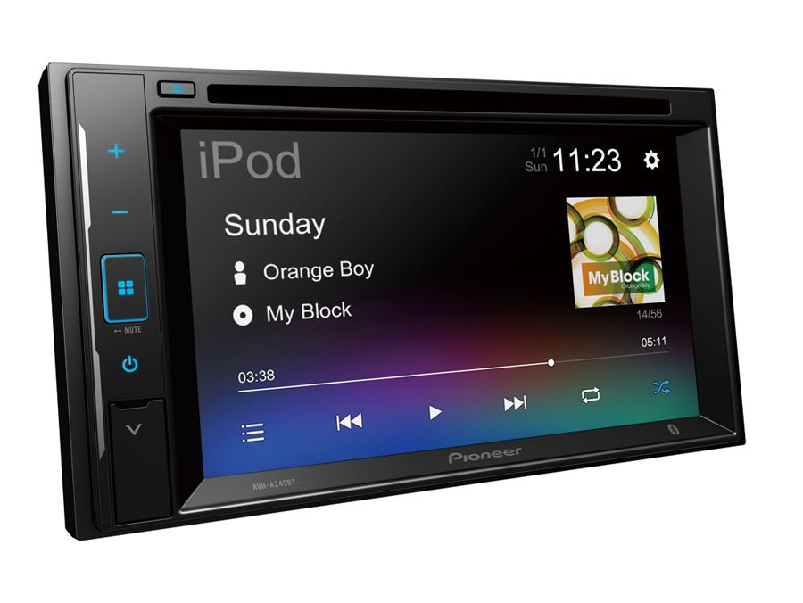 AVH-A245BT.jpeg Pioneer AVH-A245BT 6.2″ Multimedia AV Receiver with Bluetooth, iPhone, USB & Aux-In. - Image 1