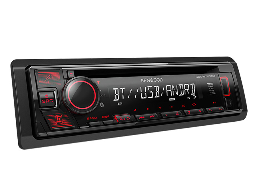 KDC-BT530U.jpg Kenwood KDC-BT530U Mp3 Cd Receiver with USB & Bluetooth - Image 1