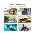 MarineTech 3inch Multi Media Receiver with Bluetooth, AM/FM - Image 4