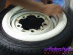 White Wall "Port-a-Wall"  Panels for 15" Tyres - Image 3