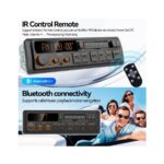Retro European Style Single-DIN Car Radio Stereo with Bluetooth, USB/SD/AUX & FM/AM for Classic Vehicles - Image 3